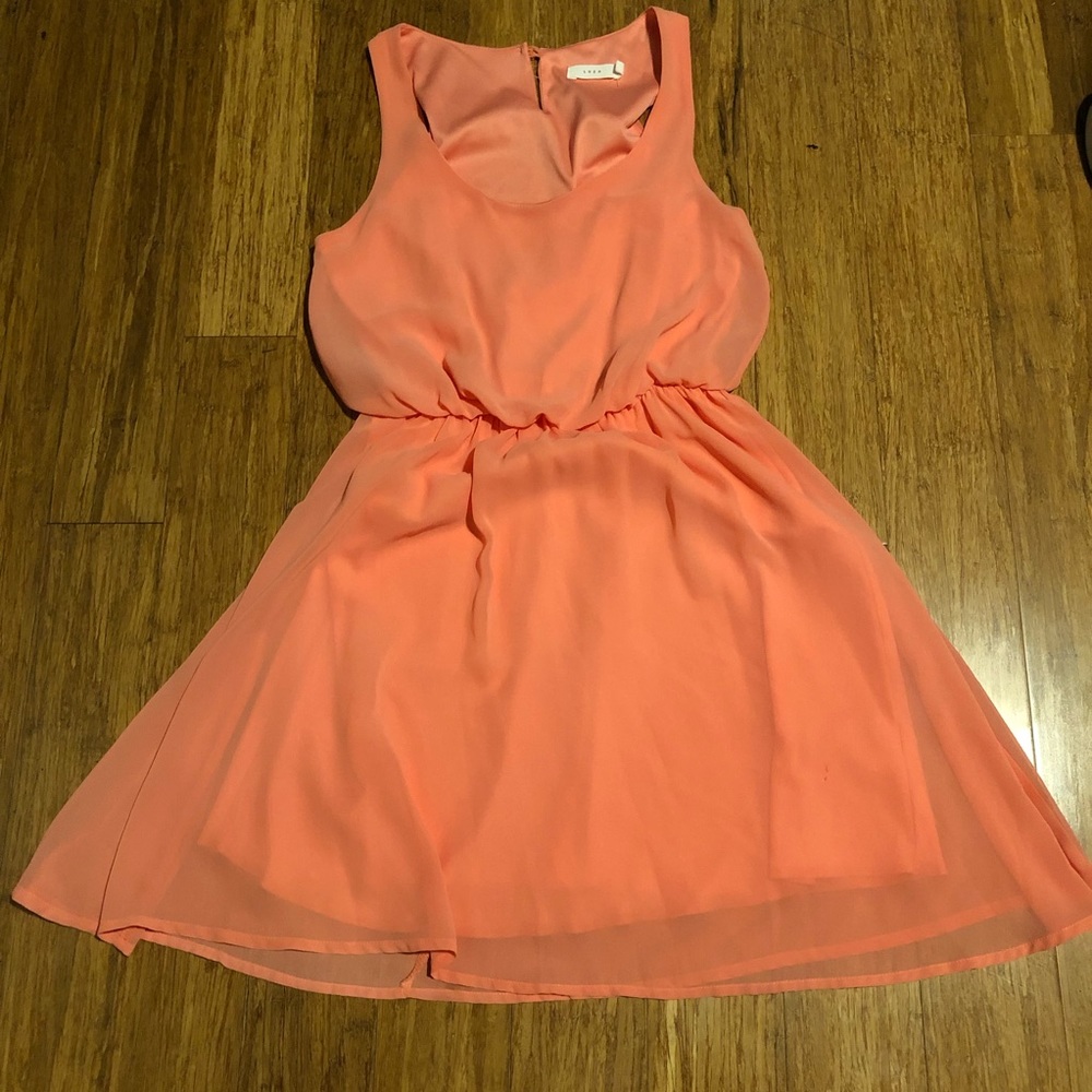 Coral Summer Formal Dress